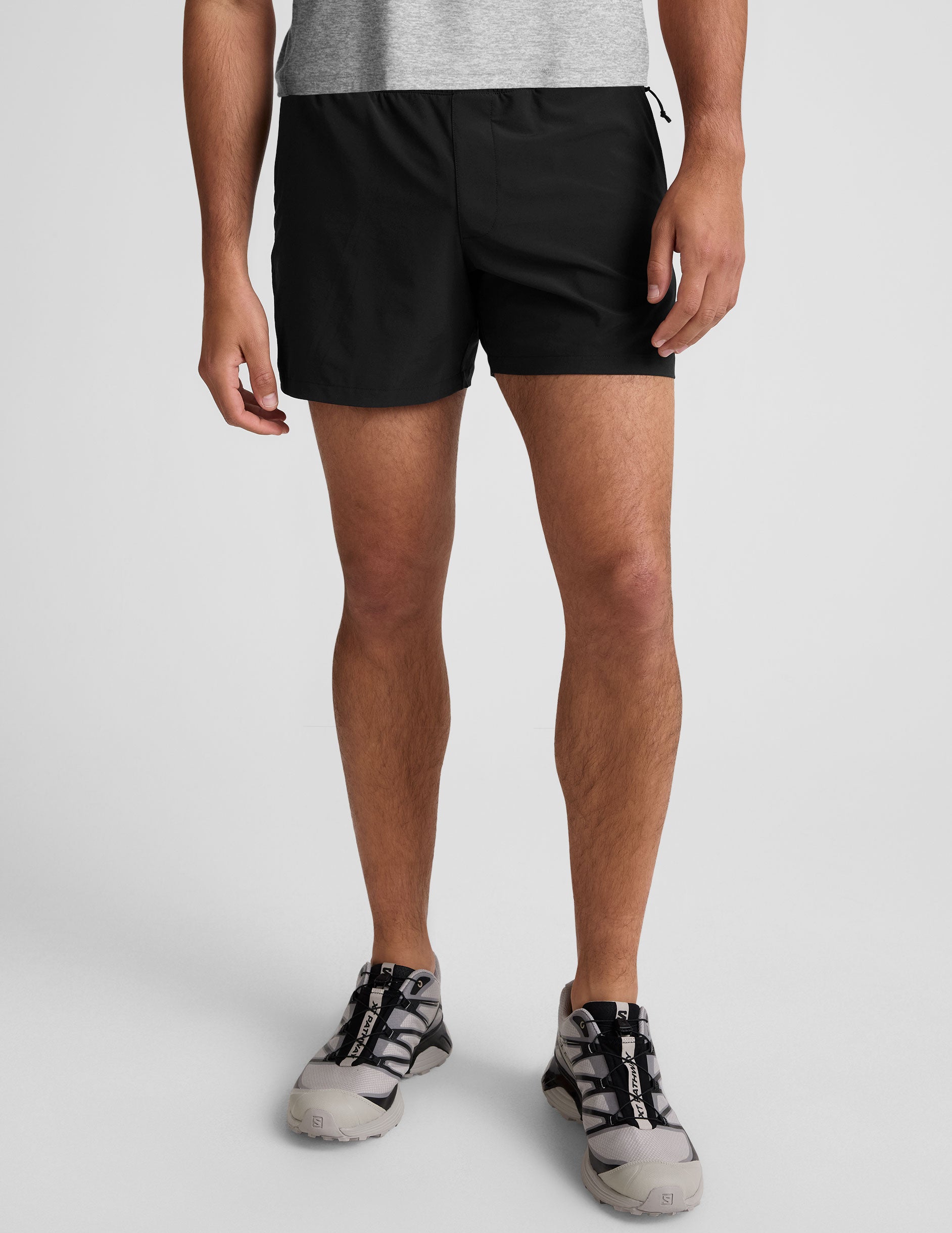 black 5" shorts on a plain background. 