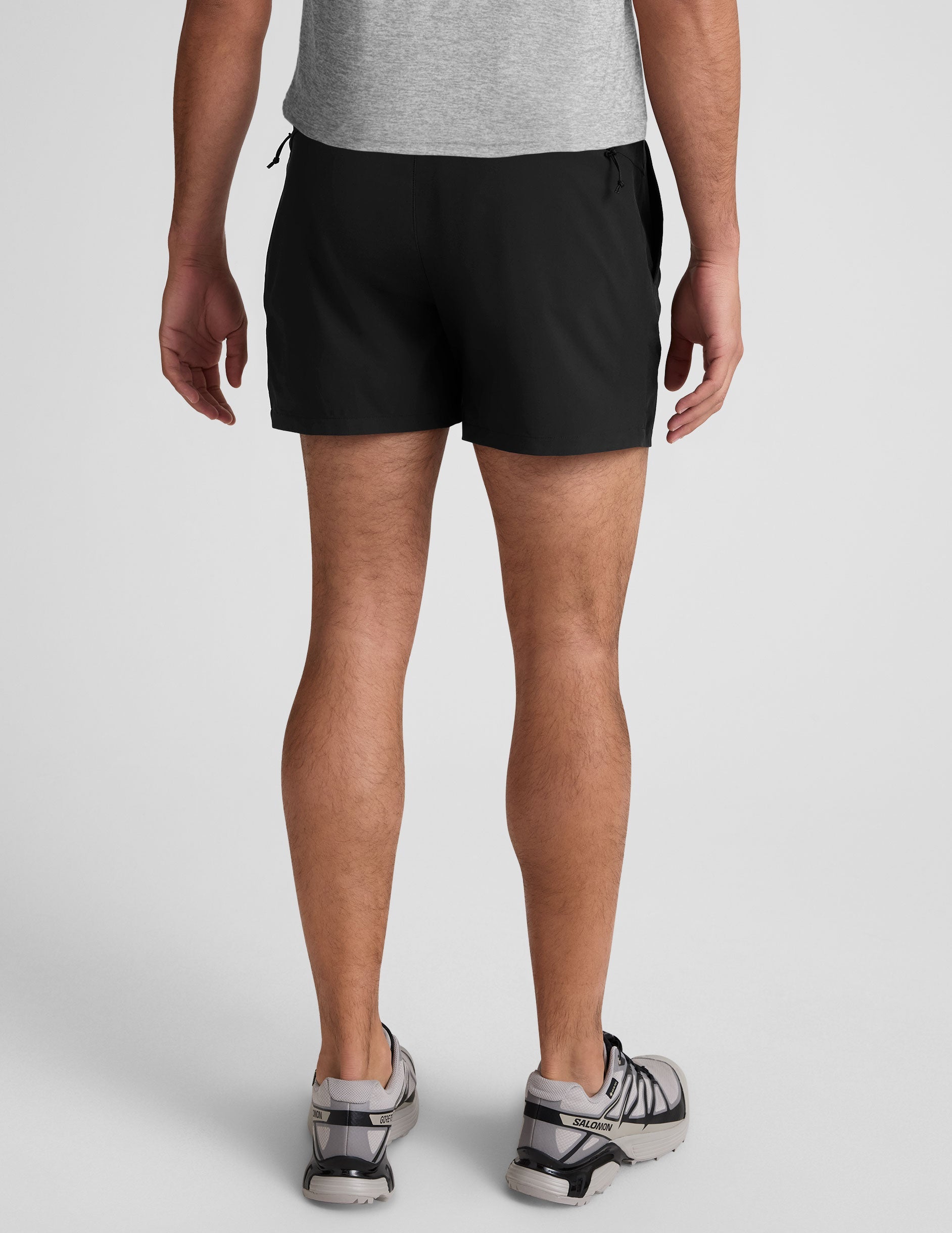 black 5" shorts on a plain background. 