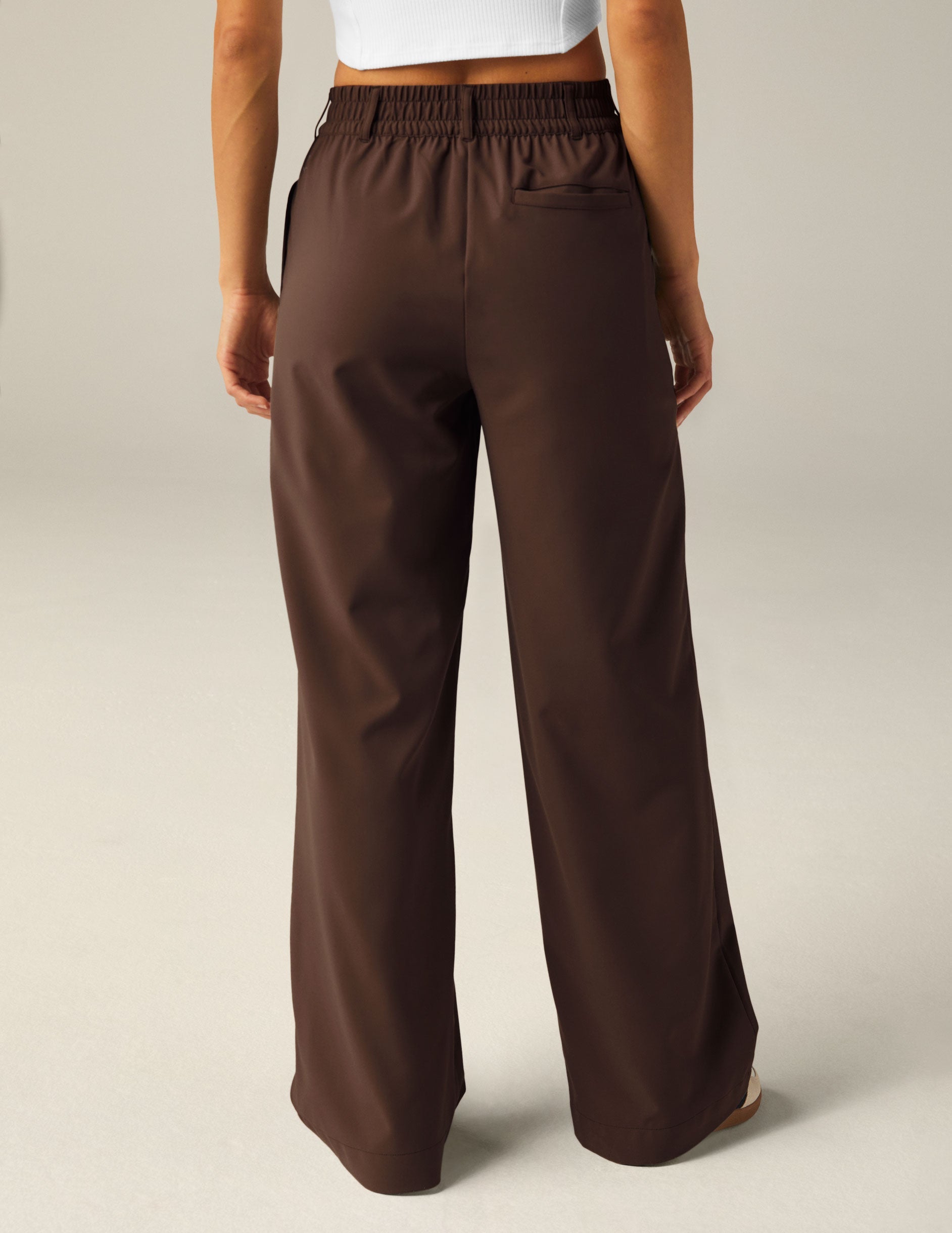 brown trouser pants with pockets.