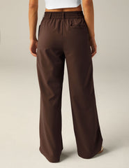brown trouser pants with pockets.