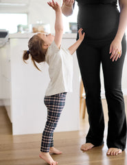 plaid printed toddler legging.