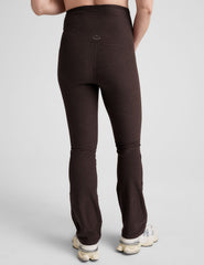 brown bootcut maternity pants.