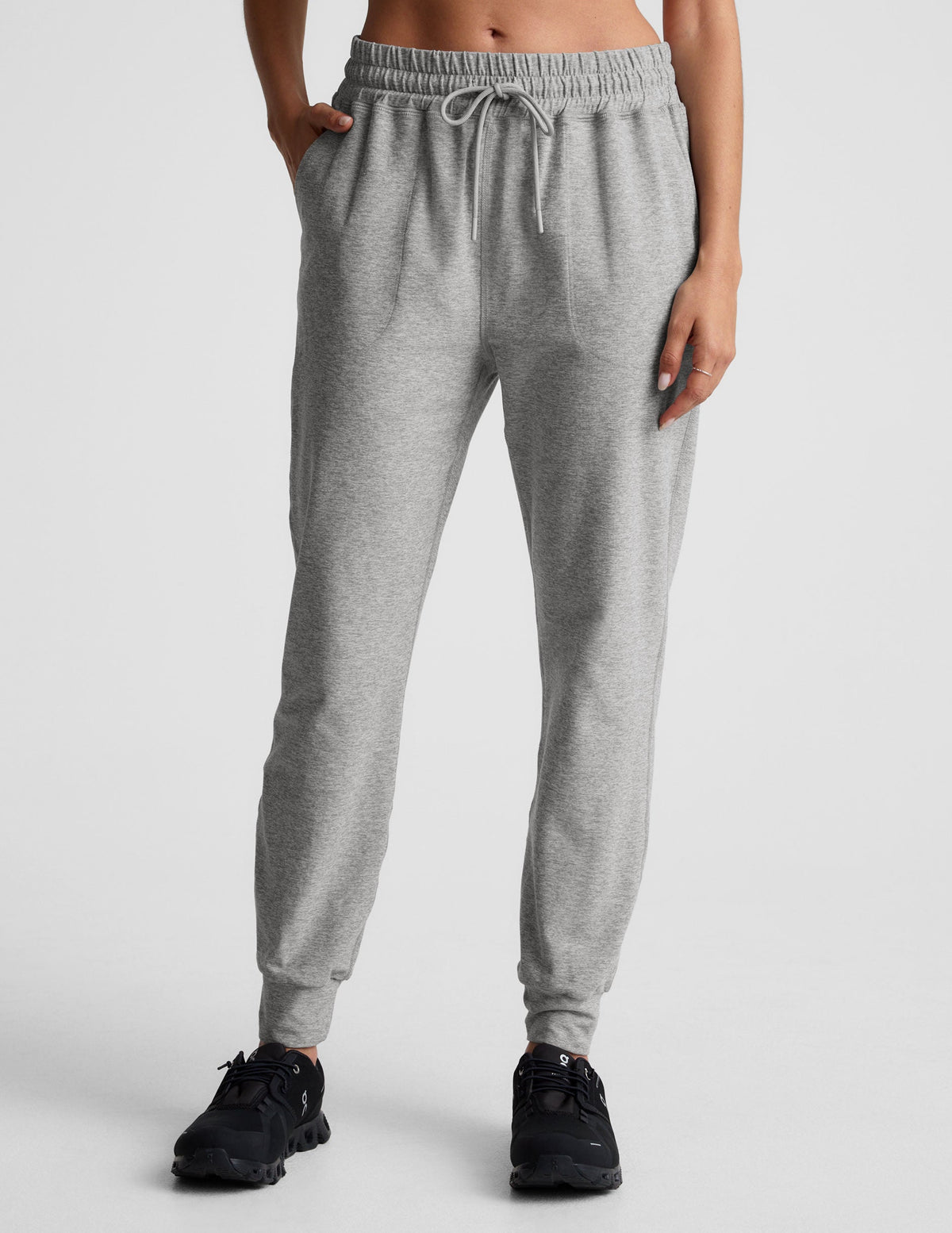 gray joggers