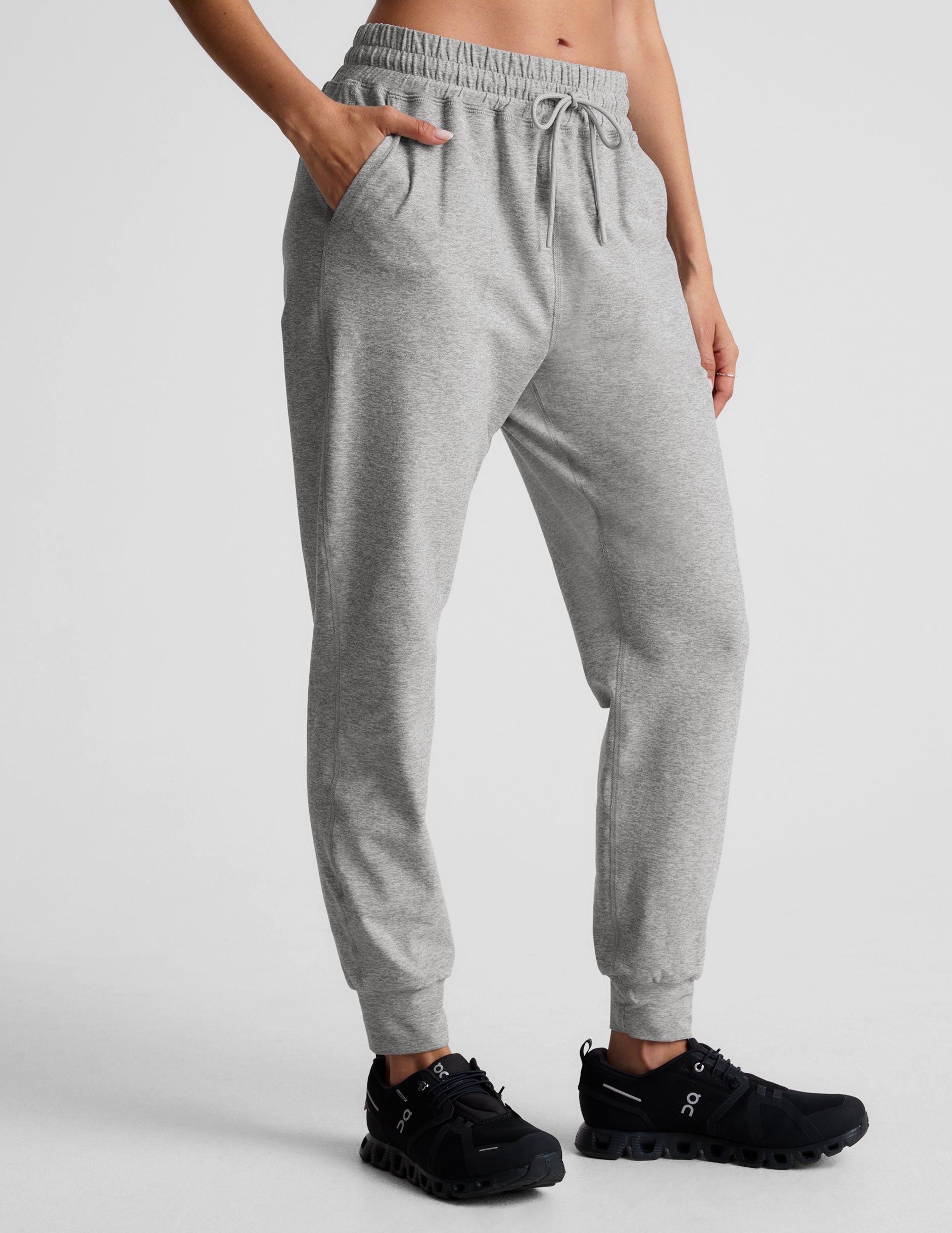 gray joggers
