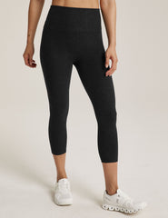 black capri midi legging
