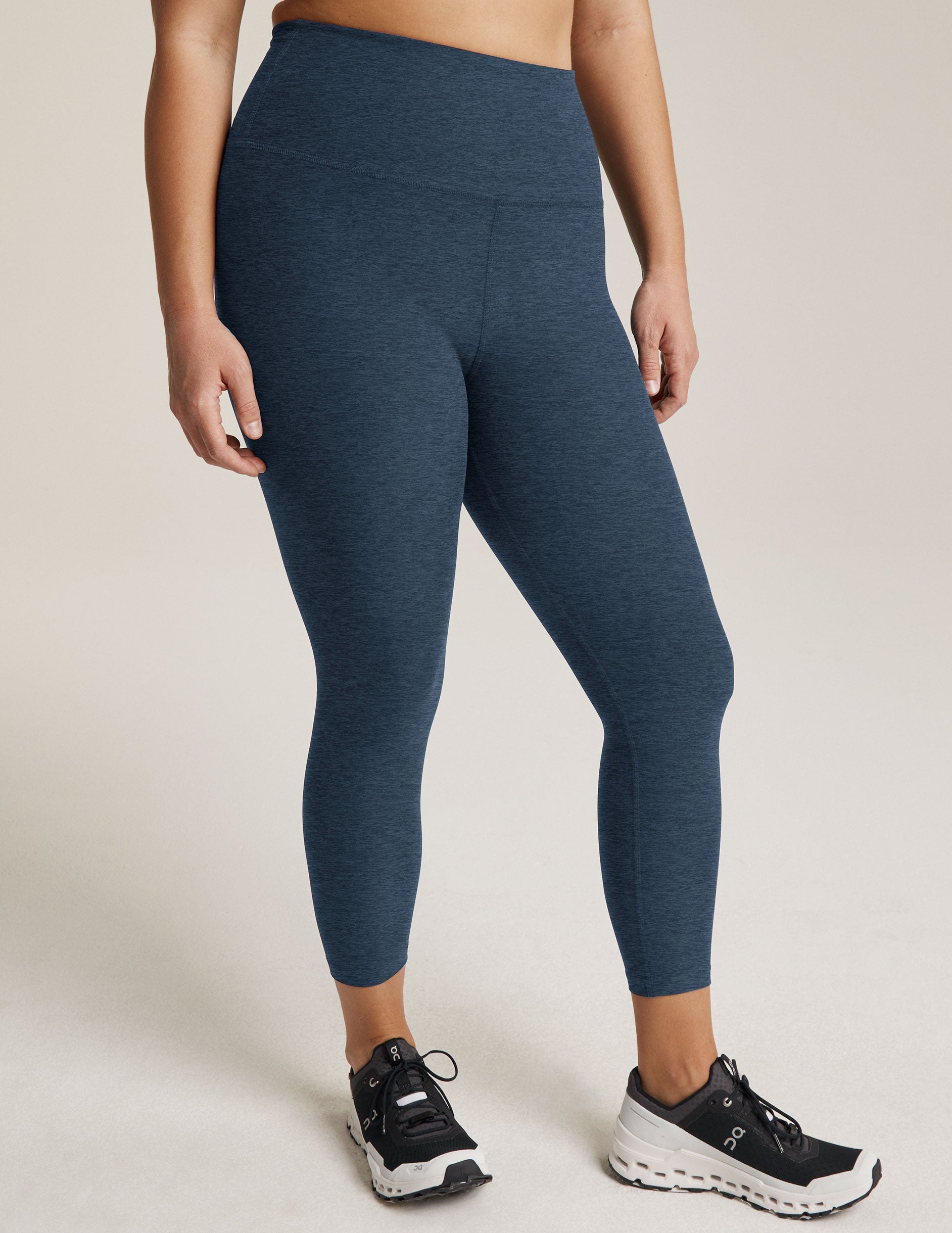 blue capri midi legging