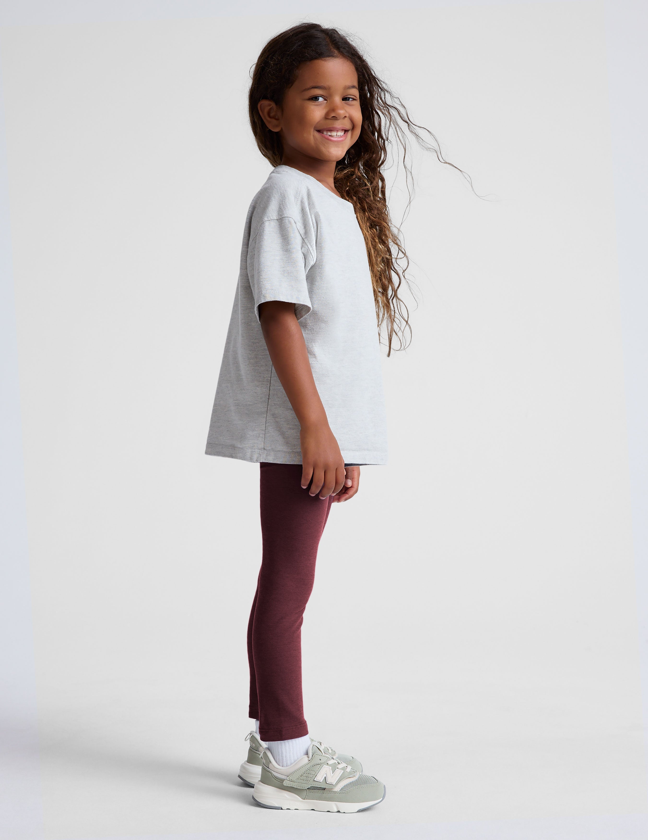 red toddler leggings.