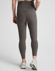 grey maternity midi length leggings.