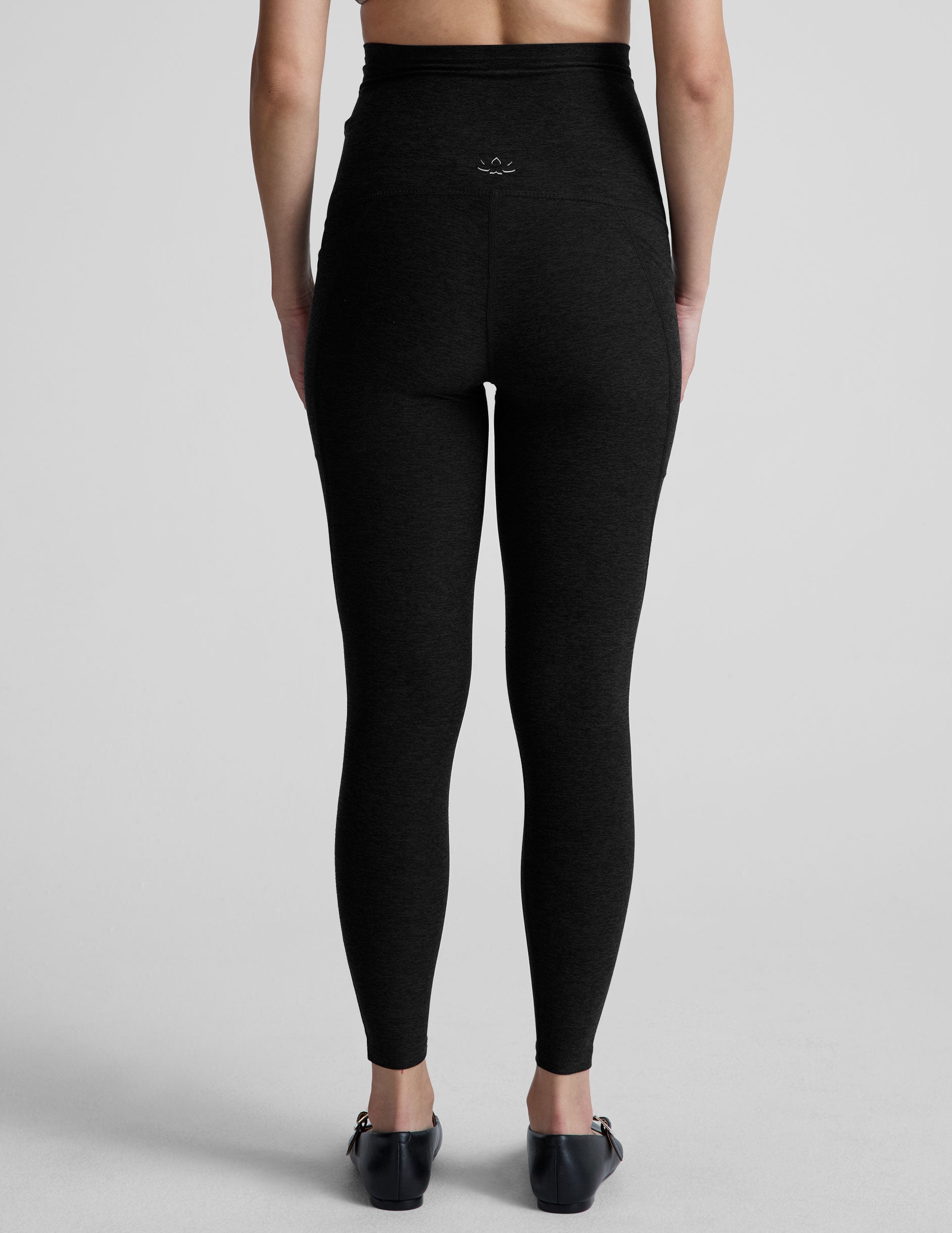 black maternity midi legging