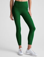 green pocket midi legging