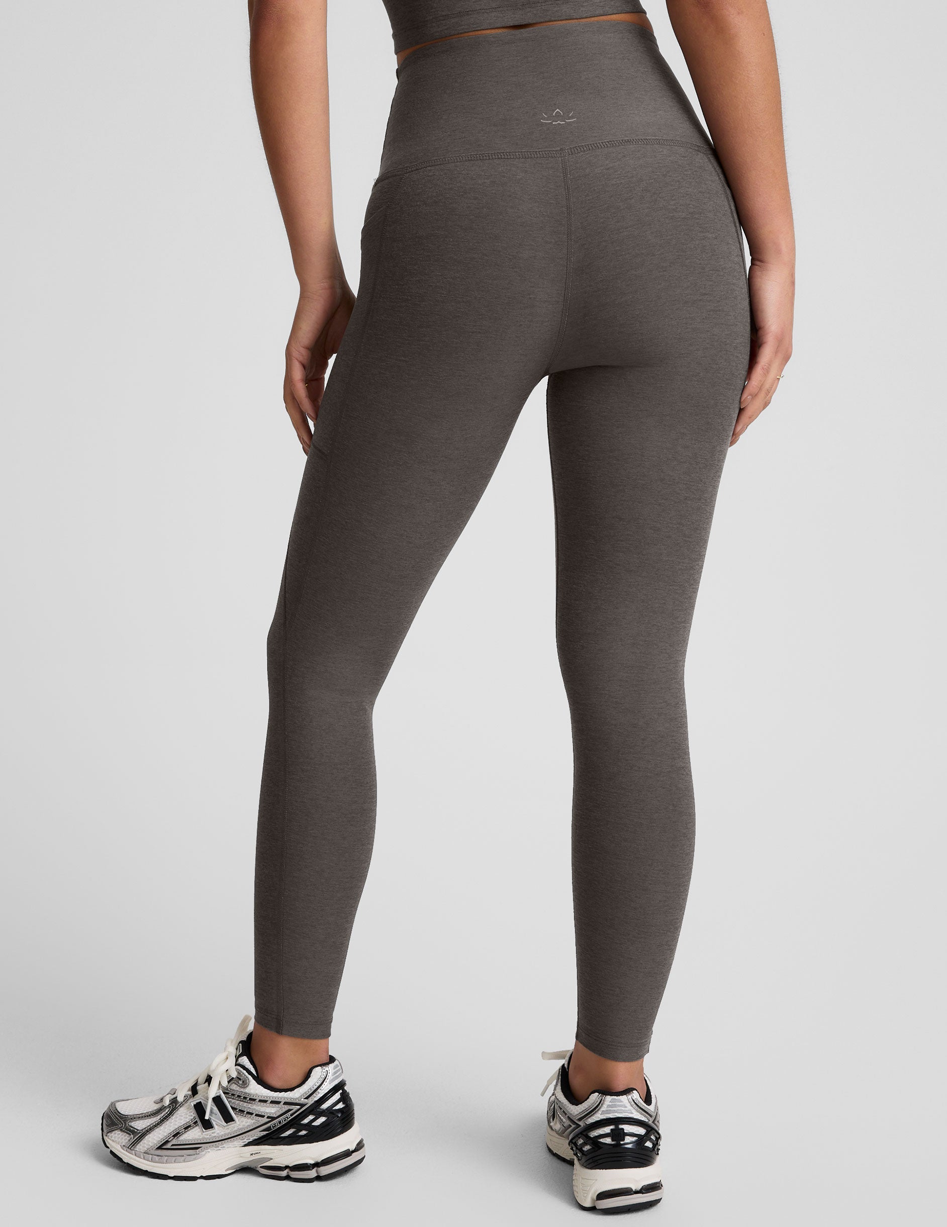 gray pocket midi legging