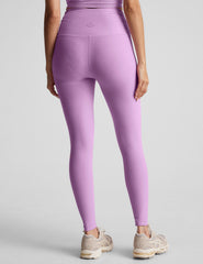 purple midi leggings
