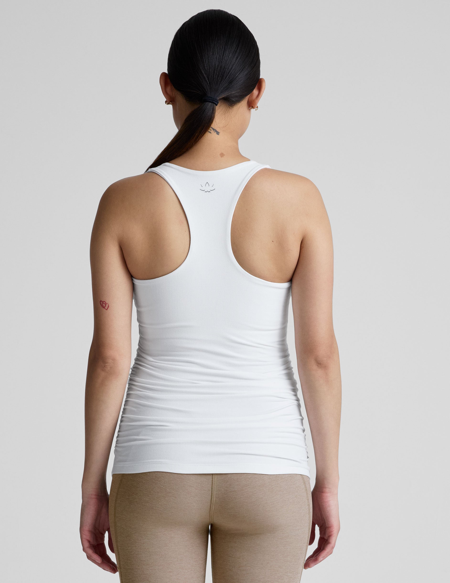 white maternity tank top