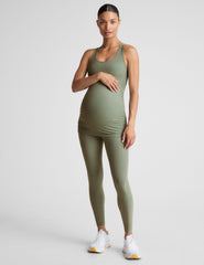 green racerback maternity tank top.