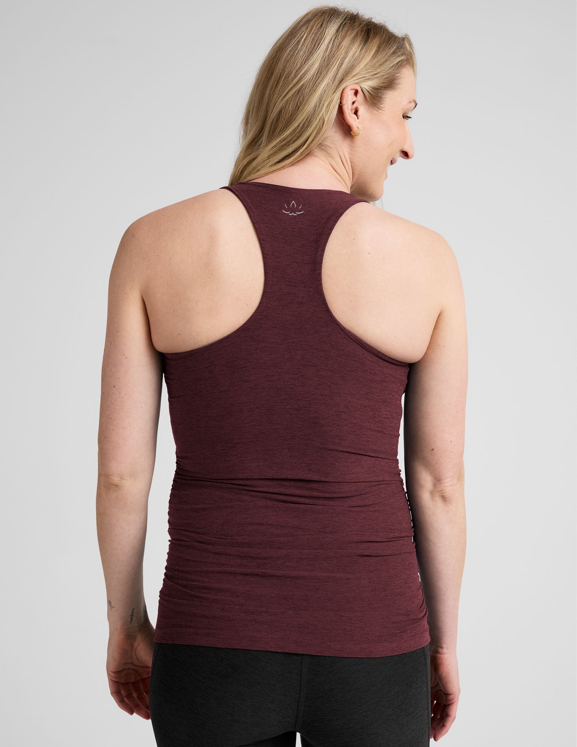 red maternity racerback tank top.