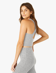 Spacedye Twist Through Cropped Tank