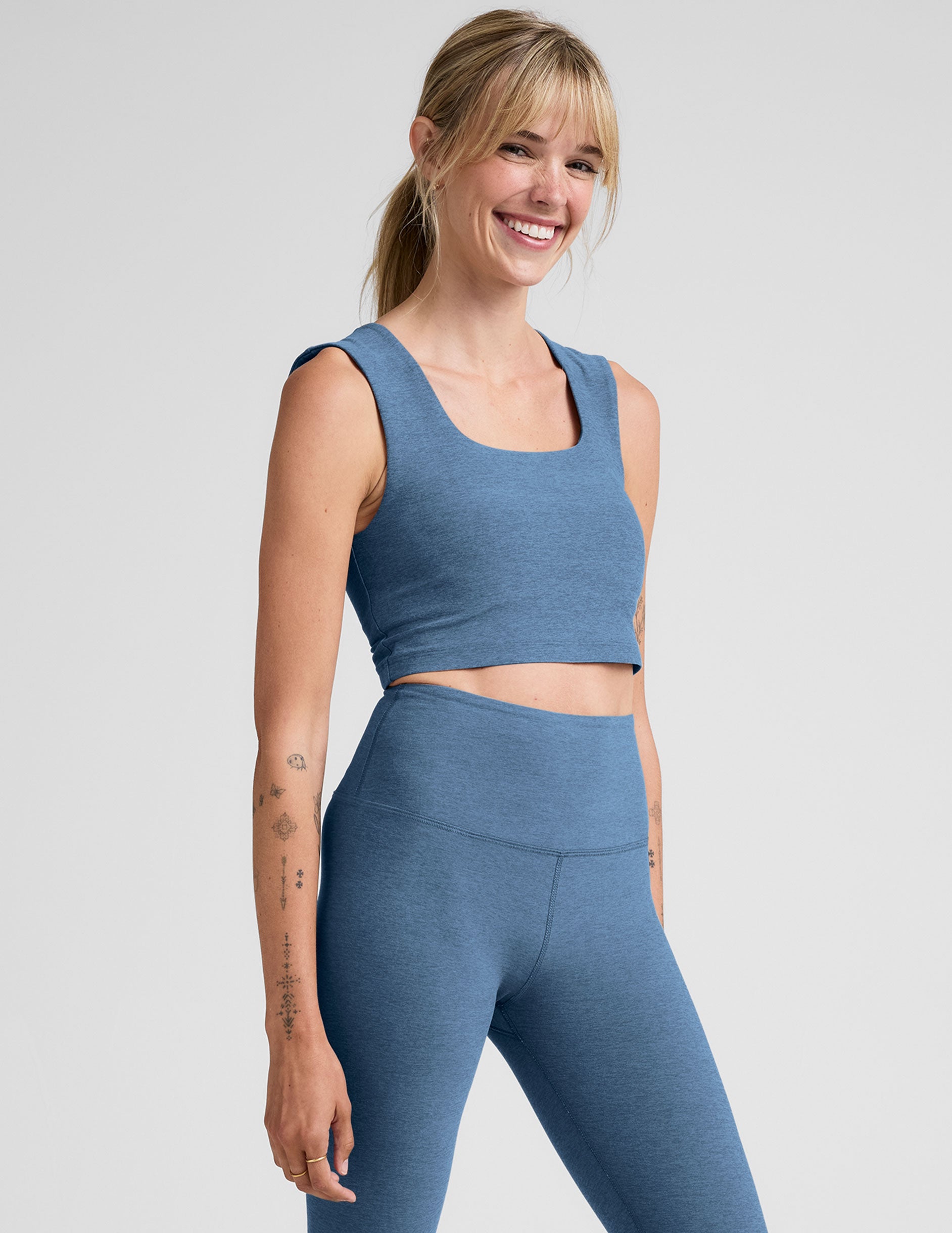 Spacedye Square Up Cropped Tank