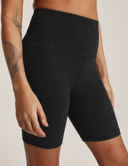 black midi shorts