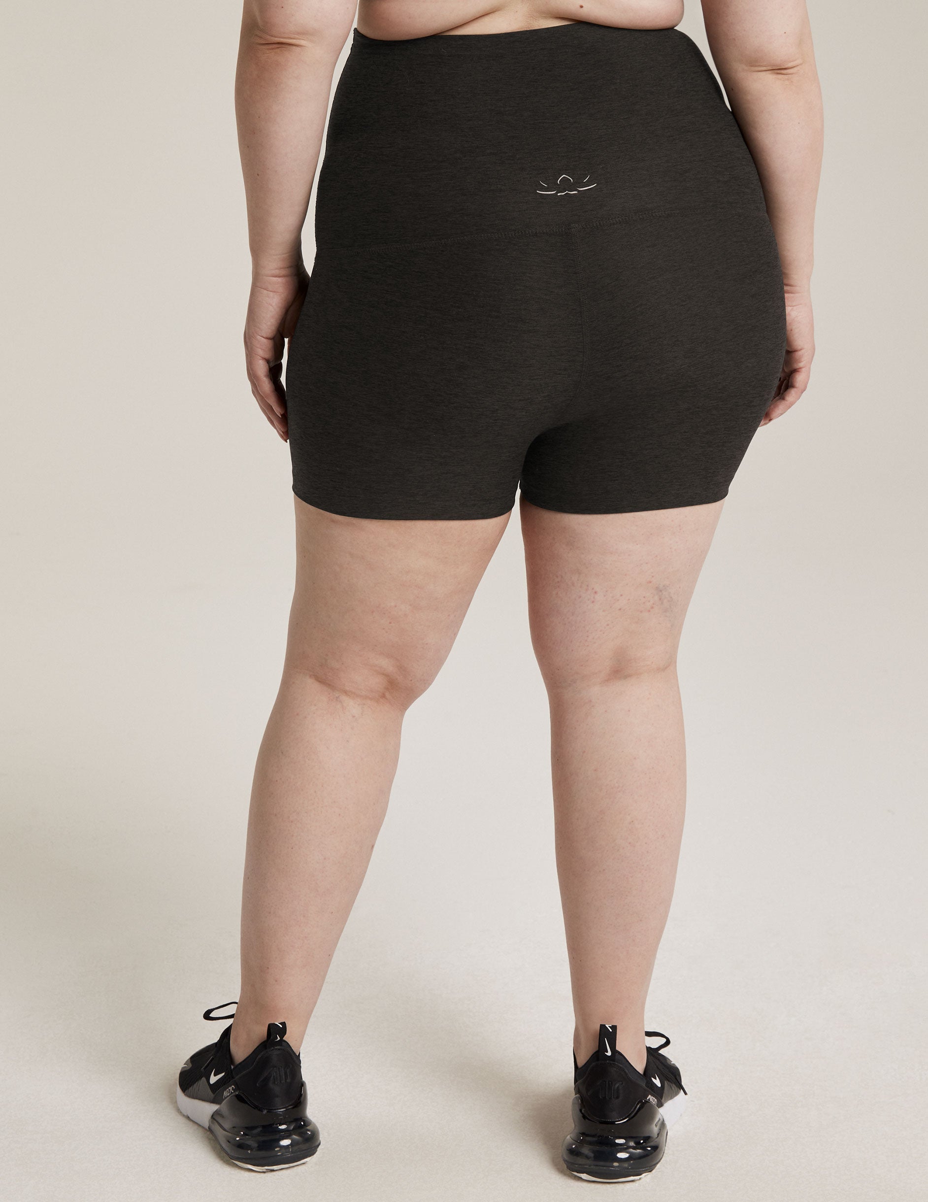 black maternity biker short