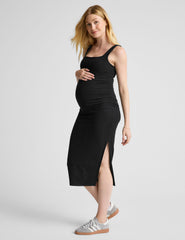 black maternity dress