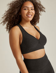 black sports bra