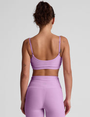 purple sports bra